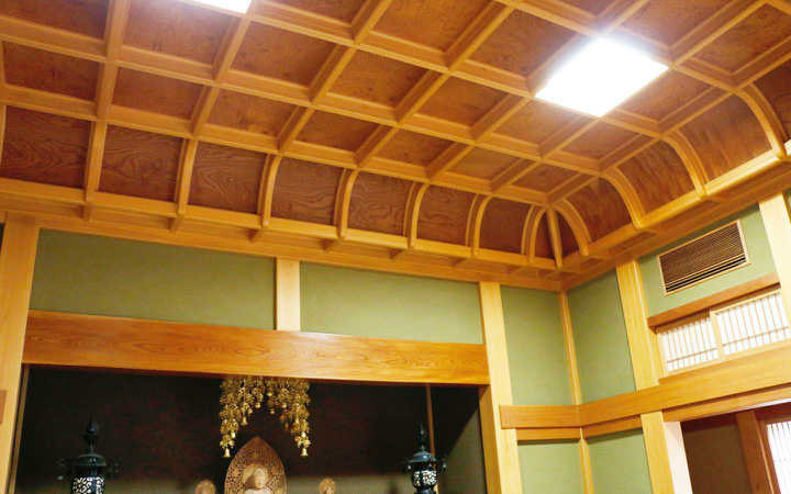 折上げ天井(客殿)