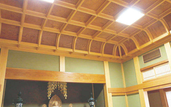 折上げ天井(客殿)